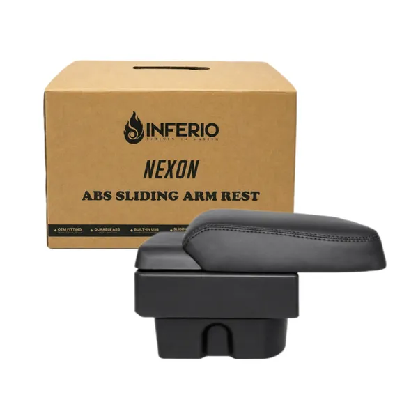 Tata_Nexon_Oem_Fit_Sliding_Armrest_Leather_Wrapped_Center_Console_With_Storage_Default_Title