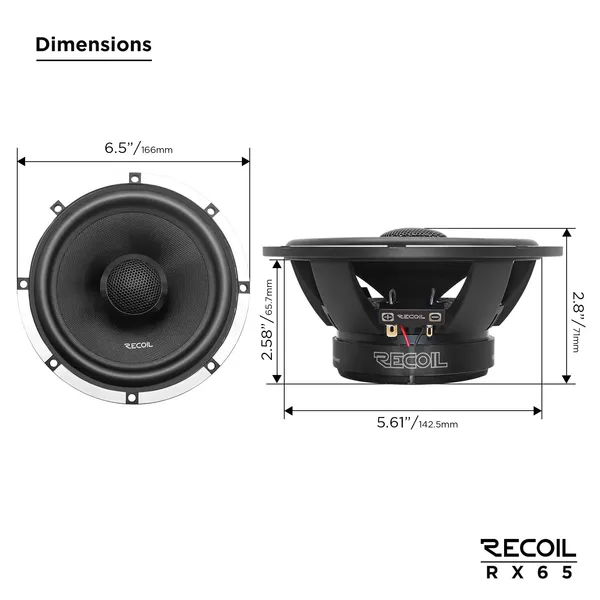 Recoil_Rx65_2_Way_Coaxial_Speaker_Universal_Default_Title