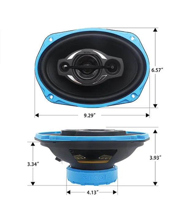 Recoil_Rcx694_6x9_Inch_4_Way_Coaxial_Speakers_Universal_Default_Title