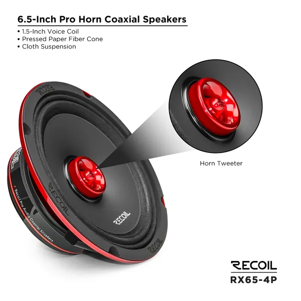 Recoil_Rx65_4p_6_5_Inch_Pro_Coaxial_Speaker_2_Way_Universal_Default_Title