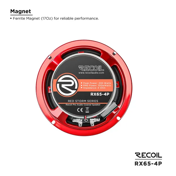 Recoil_Rx65_4p_6_5_Inch_Pro_Coaxial_Speaker_2_Way_Universal_Default_Title
