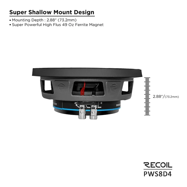 Recoil_Pws8d4_8_Inch_Dual_4_Ohm_Subwoofer_Shallow_Universal_Default_Title
