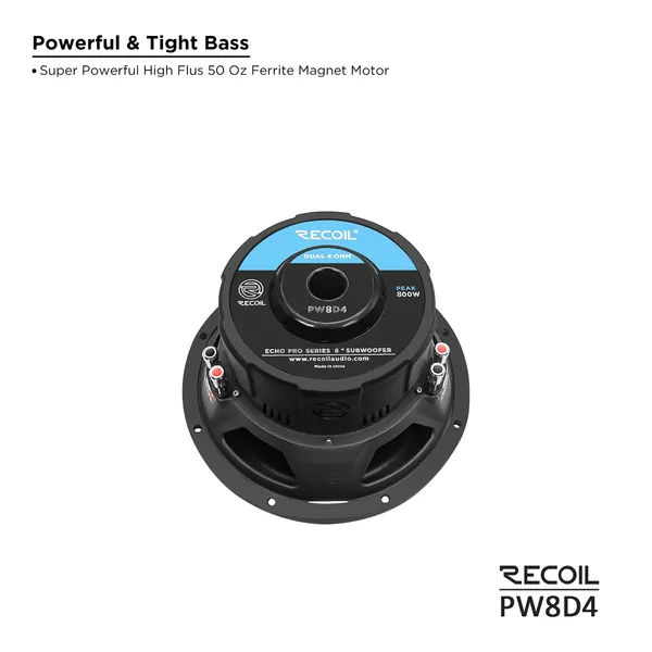 Recoil_Pw8d4_8_Inch_Dual_4_Ohm_Subwoofers_Universal_Default_Title