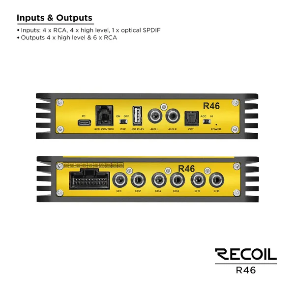 Recoil_R46_4_Channel_Inputs_6_Channel_Outputs_Dsp_Universal_Default_Title
