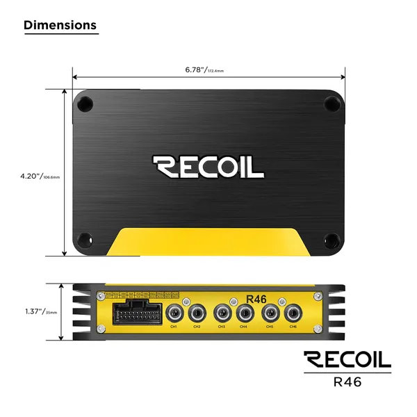 Recoil_R46_4_Channel_Inputs_6_Channel_Outputs_Dsp_Universal_Default_Title