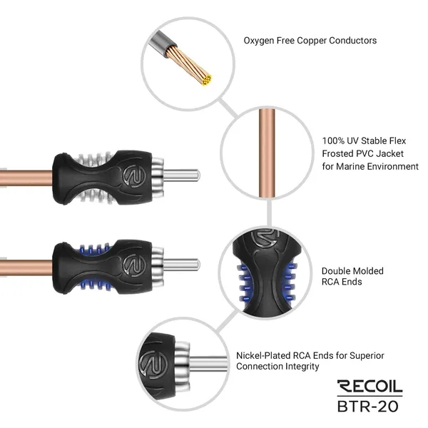 Recoil_Btr_20_Waterproof_Bluetooth_Receiver_Ipx7_Rca_Outputs_Default_Title