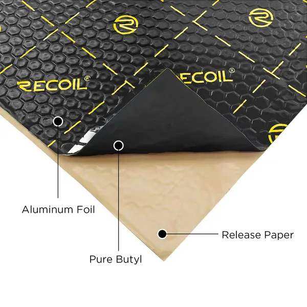 Recoil_Xlbk_9_Sheet_Lightweight_Butyl_Damping_Mats_2_2mm_Default_Title