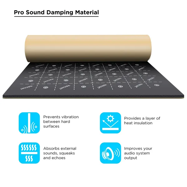 Recoil_Dabk_Pro_Damping_Mat_8mm_With_Acoustic_Foam_Bulk_Kit_3_In_1_9_Sheets_Default_Title