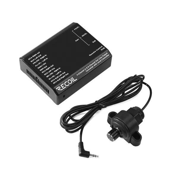 Recoil_Rloc46_Lc_4_Channel_Adjustable_High_To_Low_Level_Converter_Loc_With_6_Rca_Outputs_Universal_Default_Title