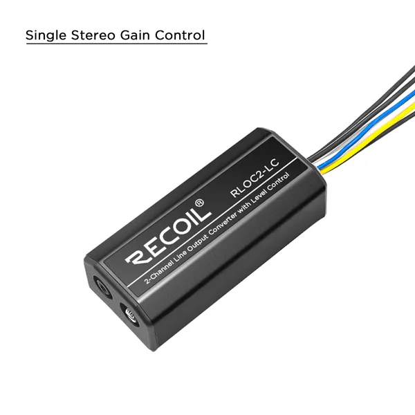 Recoil_Rloc2_Lc_2_Channel_Speaker_To_Rca_Adjustable_Line_Output_Converter_With_Bass_Level_Controller_Universal_Default_Title