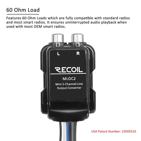 Recoil_Mloc2_2_Channel_Micro_Line_Output_Converter_80w_Per_Channel_Universal_Default_Title