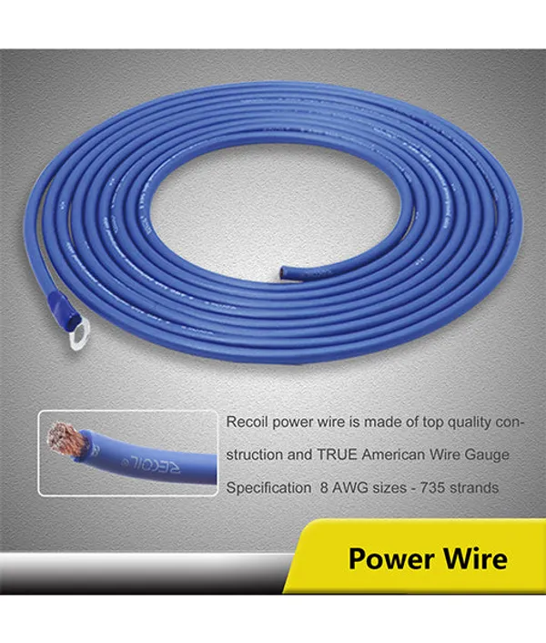 Recoil_Rck4_4_Awg_2_Channel_Amplifier_Wiring_Kit_Copper_Clad_Aluminium_Universal_Default_Title