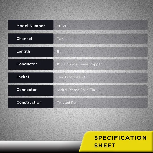 Recoil_Rci21_Pure_Copper_Rca_Cable_Echo_Series_1_Channel_1_Ft_0_5_M_Default_Title