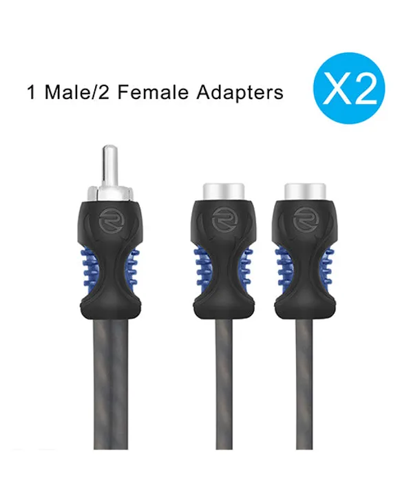 Recoil_R1m2f_Rca_Y_Adaptor_Cable_1_Male_To_2_Female_Pair_Ofc_Default_Title