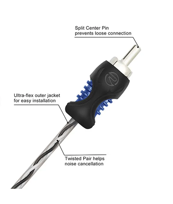 Recoil_R1f2m_Rca_Y_Adaptor_Cable_1_Female_To_2_Male_Pair_Ofc_Default_Title