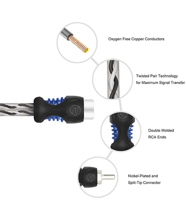 Recoil_R1f2m_Rca_Y_Adaptor_Cable_1_Female_To_2_Male_Pair_Ofc_Default_Title