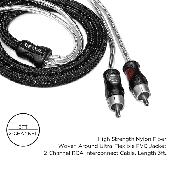 Recoil_Pci23_Echo_Pro_Series_Rca_Interconnect_Cable_2_Channel_3_Ft_1_M_Default_Title