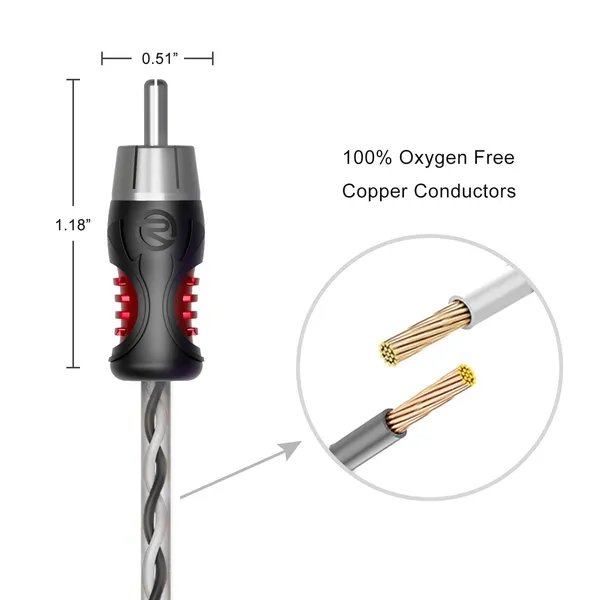 Recoil_Pci1f_Echo_Pro_Series_Rca_Y_Cable_1_Female_To_2_Male_Pair_Default_Title