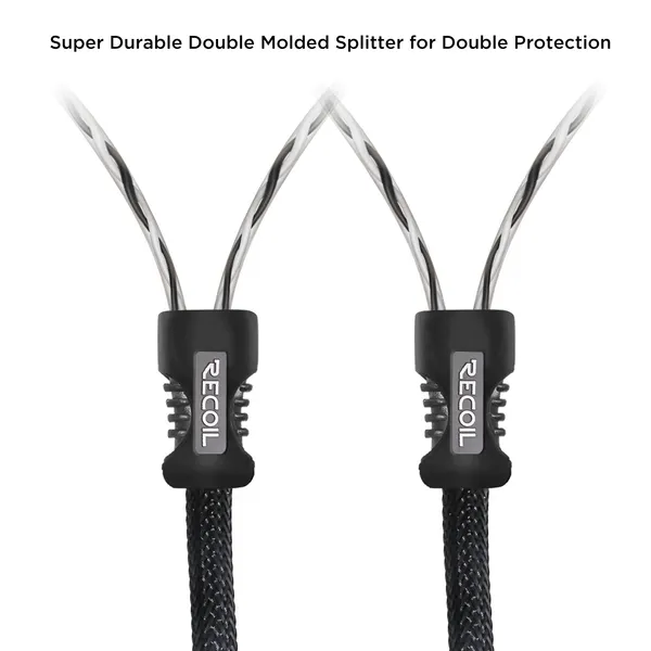 Recoil_Pci1m_Echo_Pro_Series_Rca_Y_Cable_1_Male_To_2_Female_Pair_Default_Title