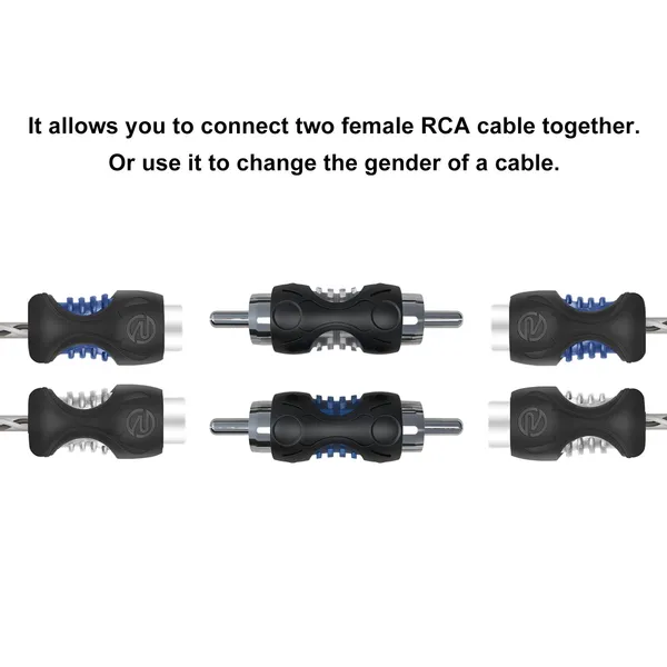 Recoil_Rcc_M8_Rca_Coupler_Male_To_Male_Pack_Of_8_Default_Title