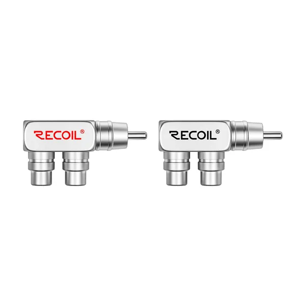 Recoil_Raa_1m2f_Rca_Angled_Adaptor_1_Male_To_2_Female_Default_Title