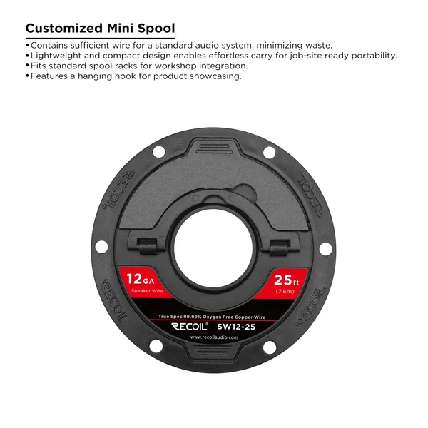Recoil_Sw12_25_Premium_True_Spec_12_Awg_Ofc_Speaker_Wire_25_Ft_Spool_Default_Title