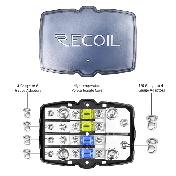 Recoil_Mfh24_4_Way_Anl_Mini_Anl_Fuse_Block_2_X_0_2_4_Awg_In_4_X_4_8_Awg_Out_Default_Title