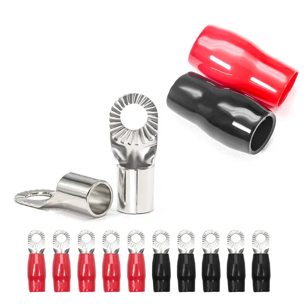 Recoil_Rt038_10_1_0_Awg_Crimp_Ring_Terminals_3_8_Opening_10_Pcs_5_Red_5_Black_Default_Title