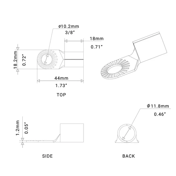 Recoil_Rt038_10_1_0_Awg_Crimp_Ring_Terminals_3_8_Opening_10_Pcs_5_Red_5_Black_Default_Title