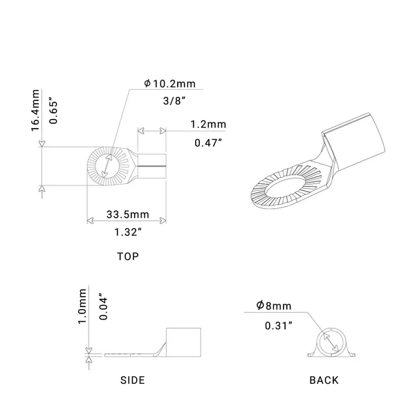 Recoil_Rt438_20_4_Awg_Crimp_Ring_Terminals_3_8_Opening_20_Pcs_10_Red_10_Black_Default_Title