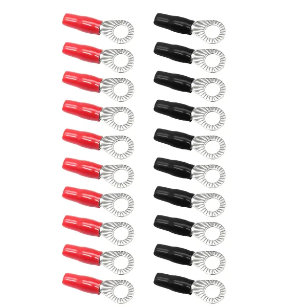 Recoil_Rt8516_20_8_Awg_Crimp_Ring_Terminals_5_16_Opening_20_Pcs_10_Red_10_Black_Default_Title
