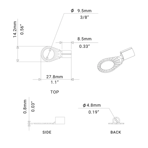 Recoil_Rt838_20_8_Awg_Crimp_Ring_Terminals_3_8_Opening_20_Pcs_10_Red_10_Black_Default_Title