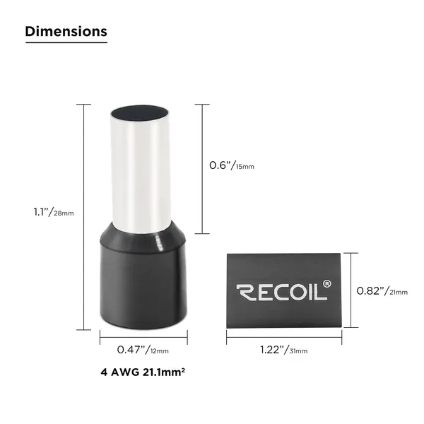 Recoil_Wf412_Wire_Ferrules_Heat_Shrink_Kit_4_Awg_12_Pcs_Default_Title