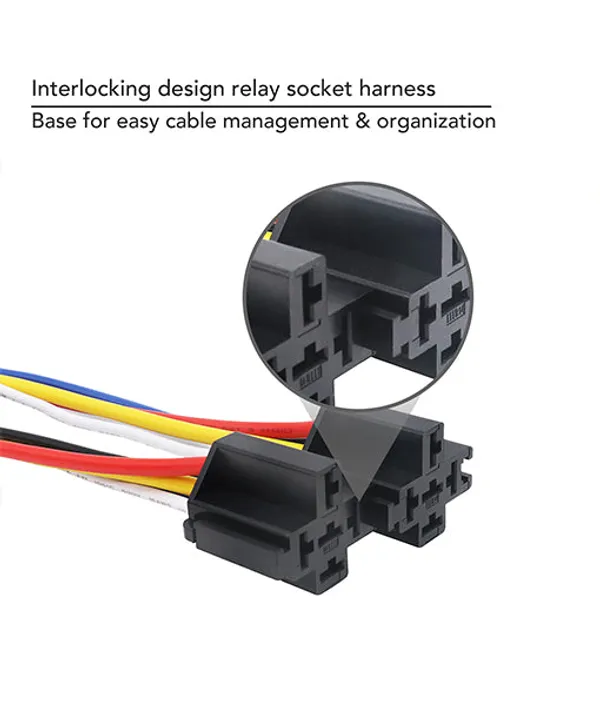 Recoil_Rl3040_K2_12v_5_Pin_Spdt_Relay_Kit_40a_30a_With_Fuse_Holders_Set_Of_2_Default_Title
