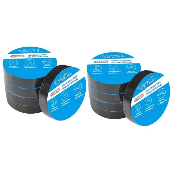 Recoil_Ct3450_10_Cloth_Wire_Harness_Tape_3_4_Inch_X_50_Ft_10_Rolls_Default_Title