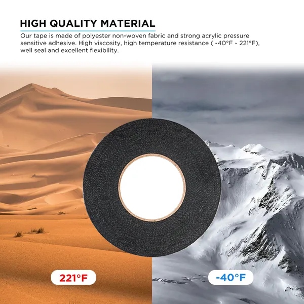 Recoil_Ct3450_10_Cloth_Wire_Harness_Tape_3_4_Inch_X_50_Ft_10_Rolls_Default_Title