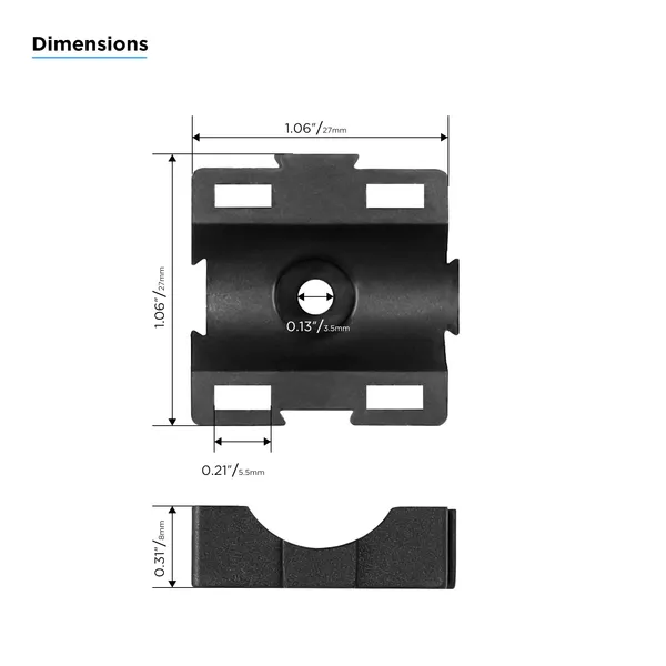 Recoil_Ztm25_K400_Zip_Tie_Mount_Kit_25mm_400_Pcs_For_1_0_To_4_Awg_Wire_Default_Title