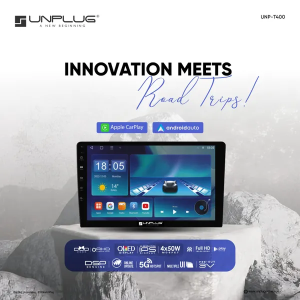 Unplug_Unp_T400_Pro_9_Inch_Android_Car_Stereo_4gb_64gb_Oled_With_Carplay_Android_Auto_Universal_Default_Title