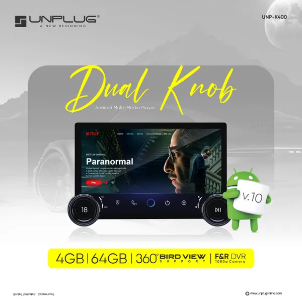 Unplug_Unp_K400_11_5_Inch_Diamond_2k_Android_Car_Stereo_4gb_64gb_With_Dsp_Dual_Knob_Universal_Default_Title