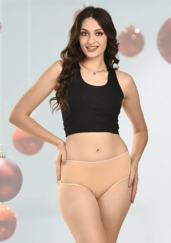 Beige_Pure_Cotton_Panties_For_Women