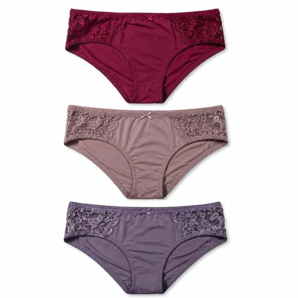 Multicolor_Nylon_Modal_Panties_For_Women_Pack_Of_3
