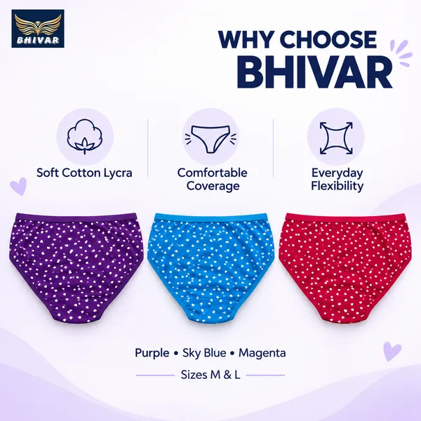 Multicolor_Cotton_Lycra_Panties_For_Women_Pack_Of_3