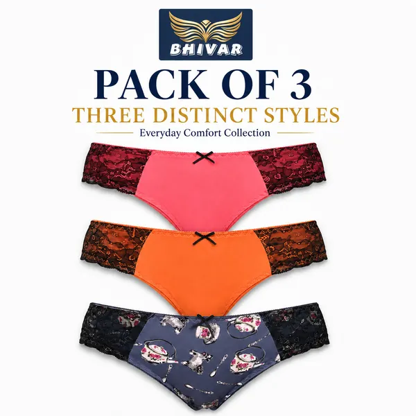 Multicolor_Lacy_Strachable_Fabric_Panties_For_Women_Pack_Of_3