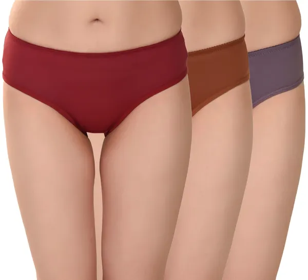 Multicolor_Nylon_Modal_Panties_For_Women_Pack_Of_3
