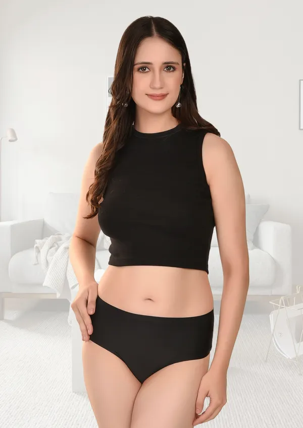 Black_Nylon_Polyamide_Panties_For_Women_Pack_Of_3