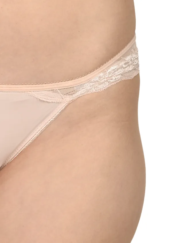 Peach_Nylon_&_Lace_Panties_For_Women