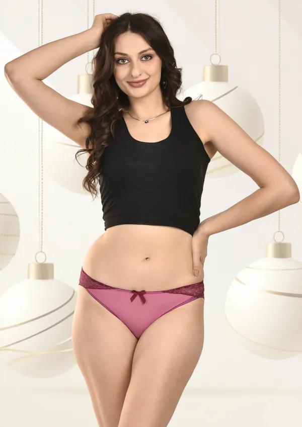 Wine_Nylon_Panties_For_Women