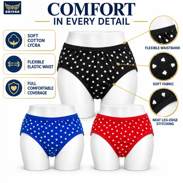 Multicolor_Cotton_Lycra_Panties_For_Women_Pack_Of_3