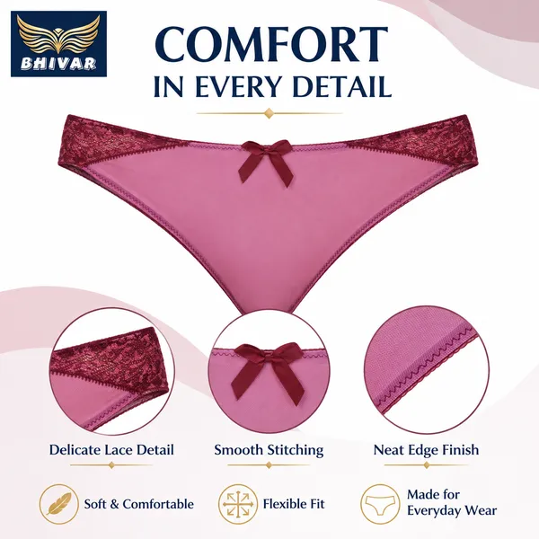 Peach_&_Wine_Nylon_Lacy_Panties_For_Women_Pack_Of_2