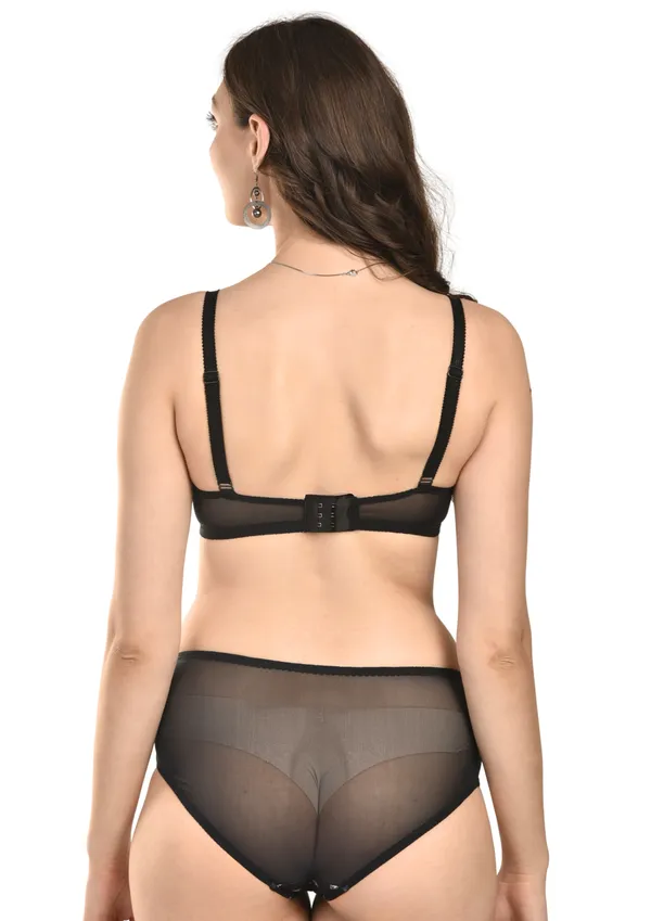 Black_Nylon_&_Lace_Panties_For_Women